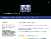 Tablet Screenshot of carolinafilm.com